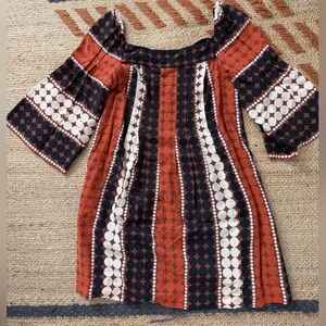 Anthropologie printed dress